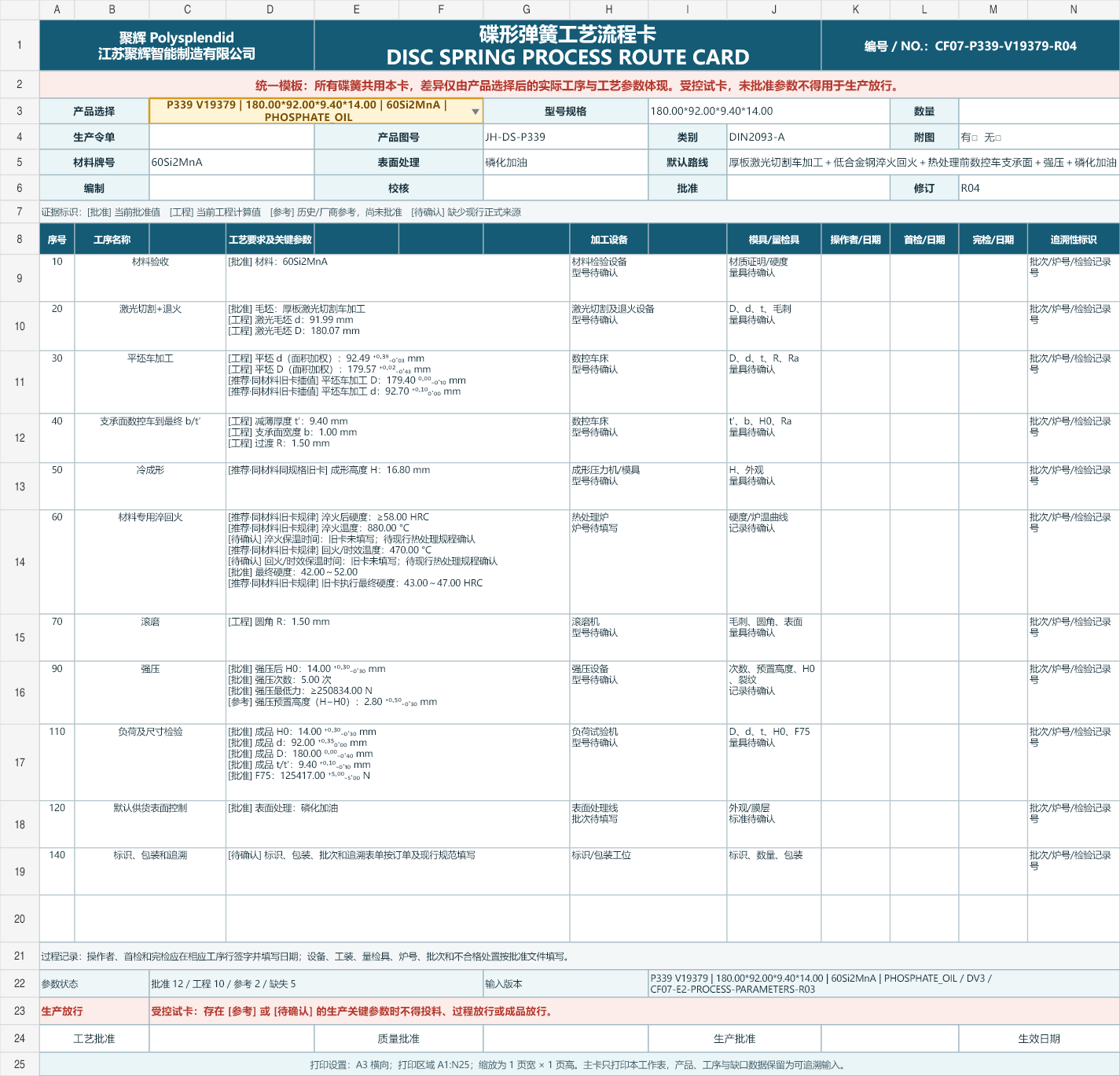 60Si2MnA process-card preview